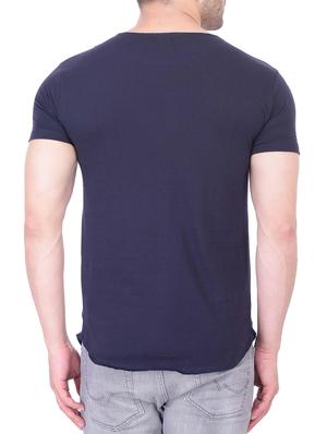 navy blue cotton t-shirt - 13865345 - Standard Image - 3