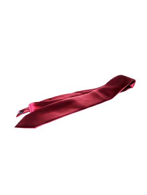 maroon micro fibre tie - 13865413 - Standard Image - 3