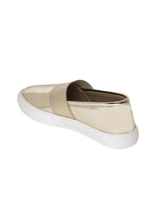 gold plimsolls casual shoe - 13869238 - Standard Image - 3