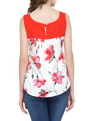 white crepe top - 13876925 - Standard Image - 3