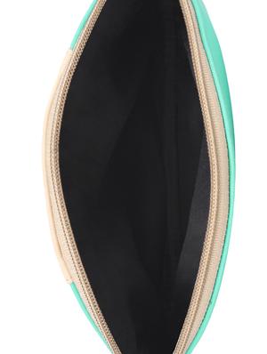 green leatherette regular clutch - 13878878 - Standard Image - 3