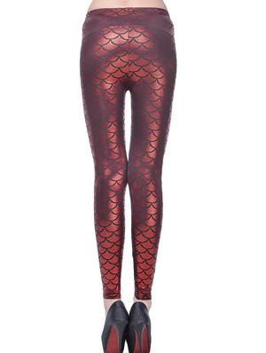 metallic red legging - 13882193 - Standard Image - 3