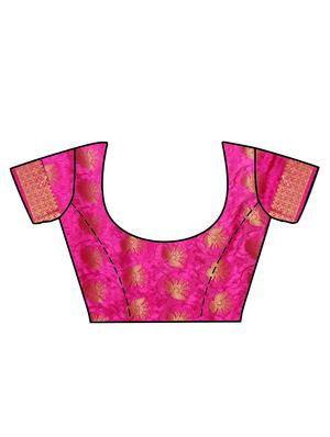 yellow kanjivaram silk saree with blouse - 13885655 - Standard Image - 3