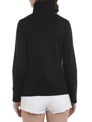 solid black cotton jacket - 13892830 - Standard Image - 3