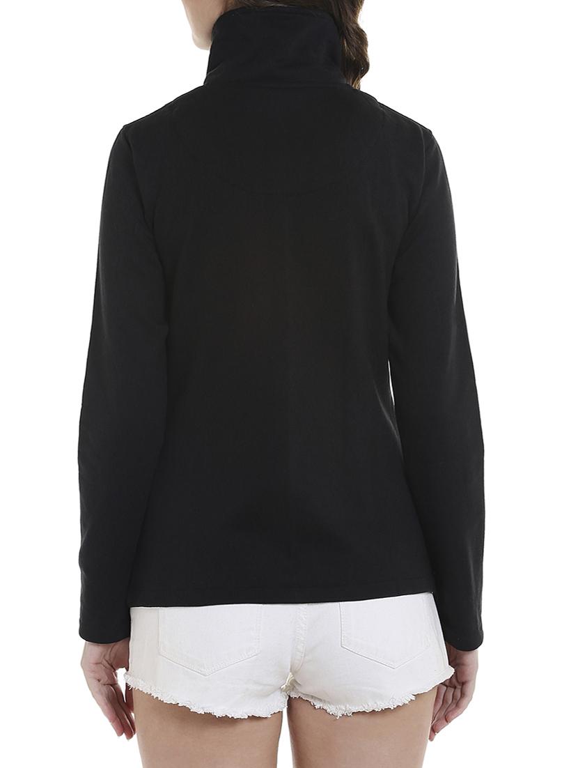 solid black cotton jacket - 13892830 - Zoom Image - 3