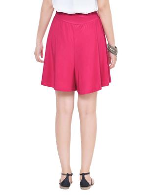 pink satin skorts - 13904418 - Standard Image - 3
