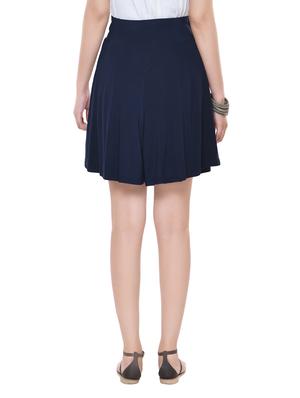 navy blue satin skort - 13904420 - Standard Image - 3
