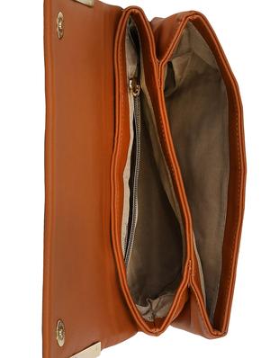 brown leatherette sling bag - 13916835 - Standard Image - 3