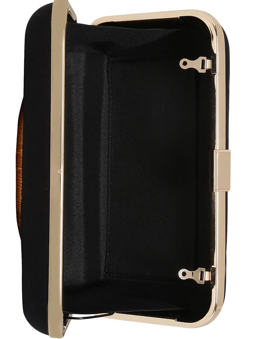black metal structured clutch - 13916889 - Zoom Image - 3