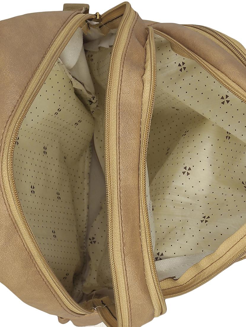brown leatherette backpack - 13916966 - Zoom Image - 3