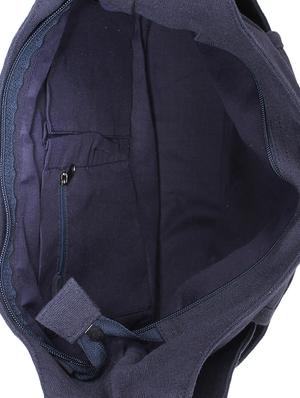 black canvas regular handbag - 13918038 - Standard Image - 3