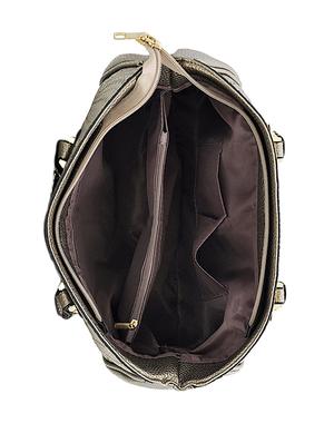 gold leatherette handbag - 13925093 - Standard Image - 3
