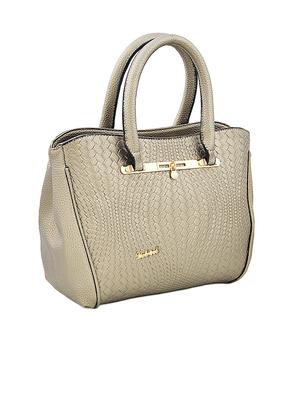 gold leatherette handbag - 13925093 - Standard Image - 6