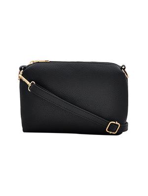 black leatherette handbag - 13925095 - Standard Image - 6
