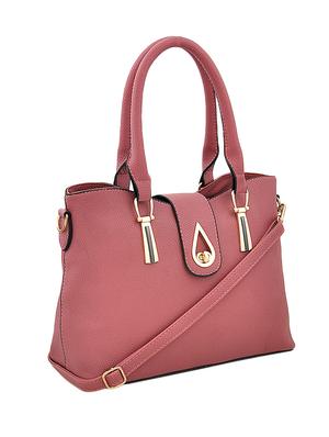 pink leatherette handbag - 13925098 - Standard Image - 6