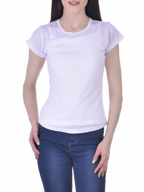 round neck solid tee - 13925835 - Very Small Image - 1