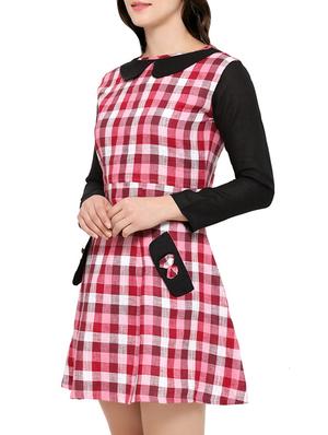 pink fit and flare dress - 13931977 - Standard Image - 3