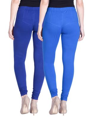 set of 2 multicolored cotton spandex leggings - 13934724 - Standard Image - 3