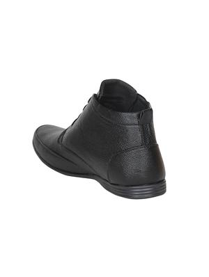 black leatherette lace-up derby - 13937845 - Standard Image - 3