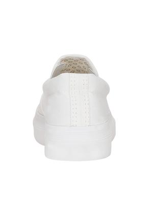 white canvas plimsolls casual shoes - 13938026 - Standard Image - 3