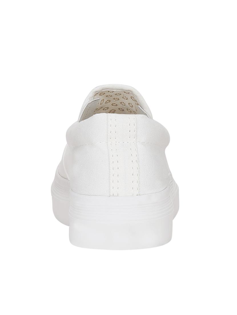white canvas plimsolls casual shoes - 13938026 - Zoom Image - 3