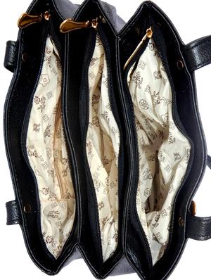 black leatherette handbag - 13947875 - Standard Image - 3