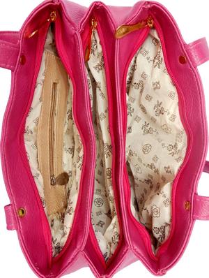 pink cotton handbag - 13947876 - Standard Image - 3