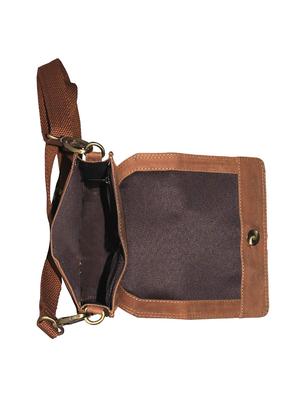 brown leather messengerbag - 13949771 - Standard Image - 3