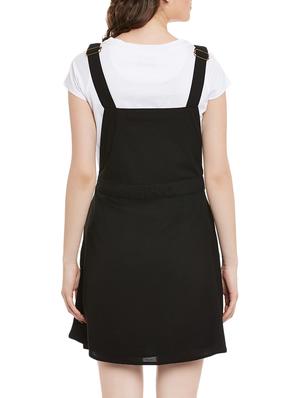 black viscose dungree dress - 13962425 - Standard Image - 3