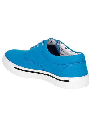 light blue Canvas lace up sneaker - 13973670 - Standard Image - 3