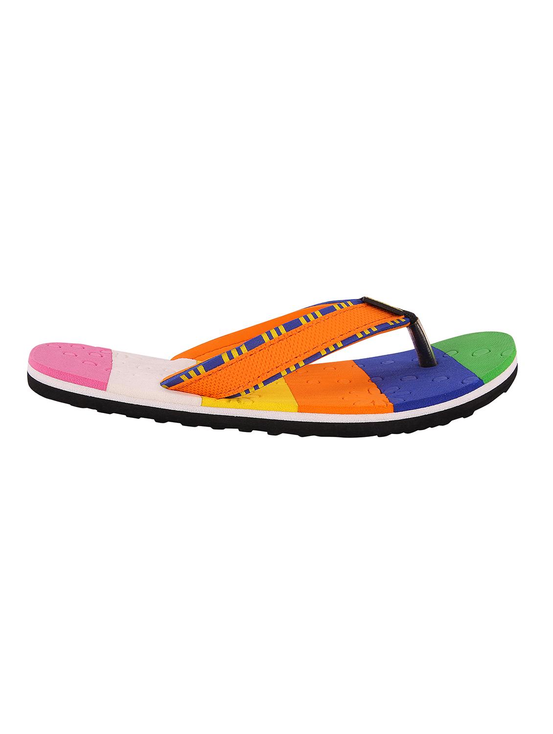 multi colored striped flip flop - 13976328 - Zoom Image - 3