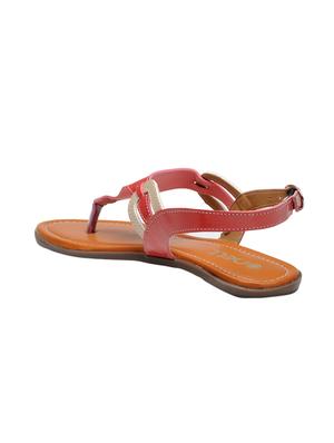 red back strap sandal - 13978639 - Standard Image - 3