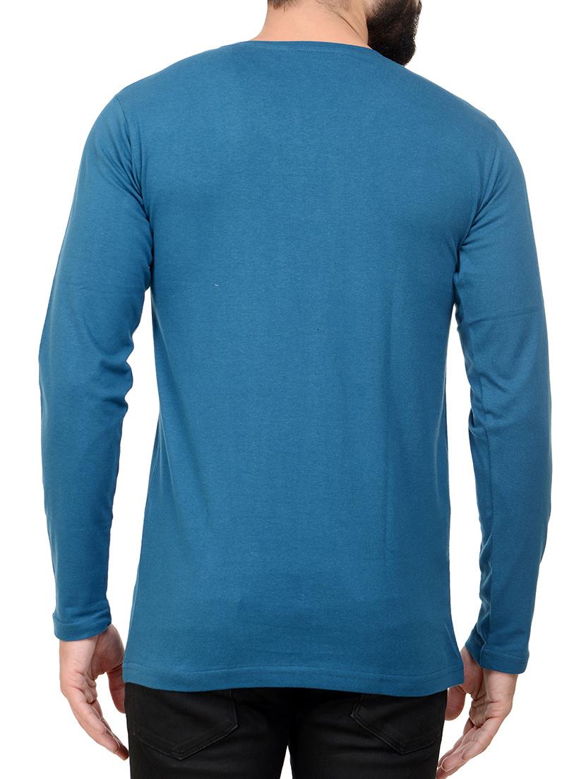 light blue cotton t-shirt - 13979255 - Zoom Image - 3