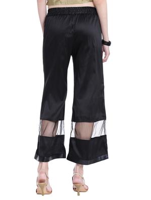 black polyester palazzos - 13985348 - Standard Image - 3