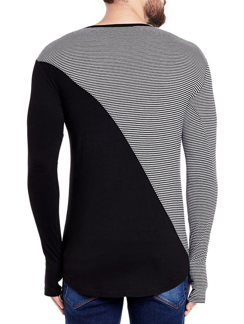 black cotton t-shirt - 13988505 - Zoom Image - 3