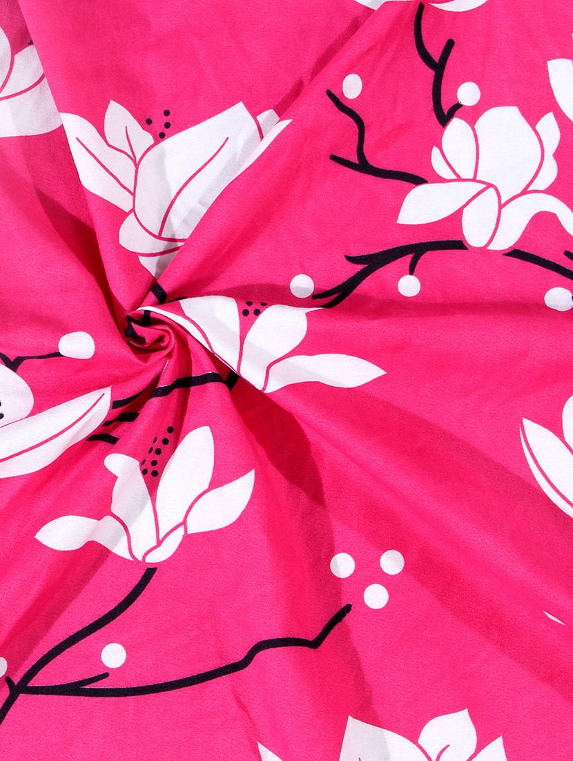 HFI 140 TC Polycotton Double Bed Sheet with 2 Pillow Covers - 13993056 - Zoom Image - 3