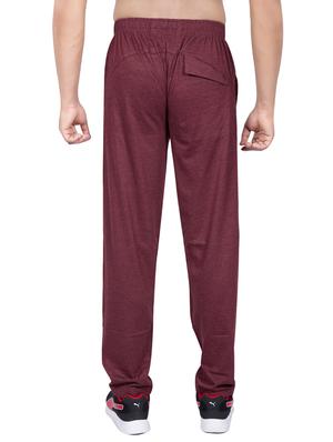 red cotton track pant - 13994365 - Standard Image - 3
