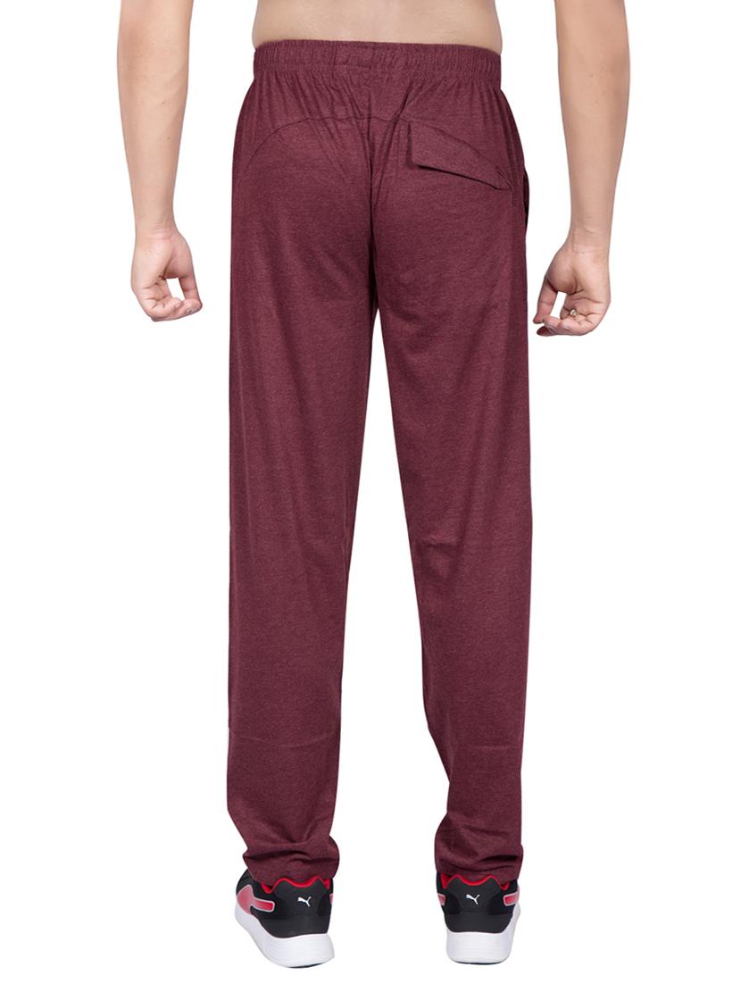 red cotton track pant - 13994365 - Zoom Image - 3