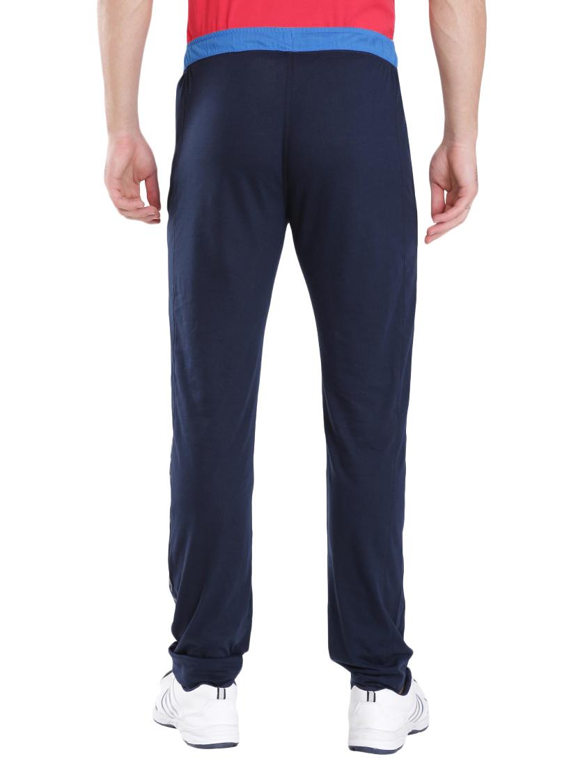blue cotton track pant - 13994899 - Zoom Image - 3