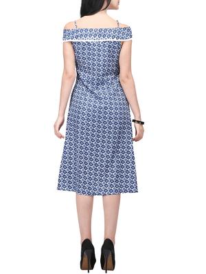 cold shoulder button up dress - 14005626 - Standard Image - 3