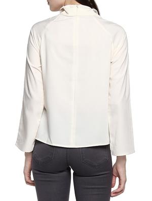 cutout detail tie-up neck top - 14007895 - Standard Image - 3