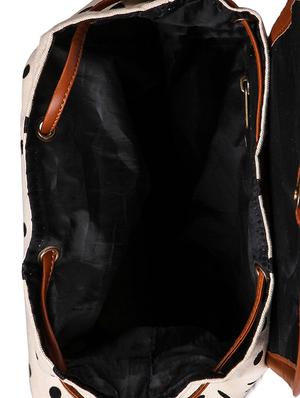 white canvas regular sling bag - 14008071 - Standard Image - 3