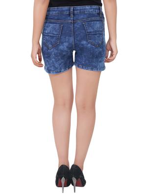 blue denim denim short - 14009115 - Standard Image - 3