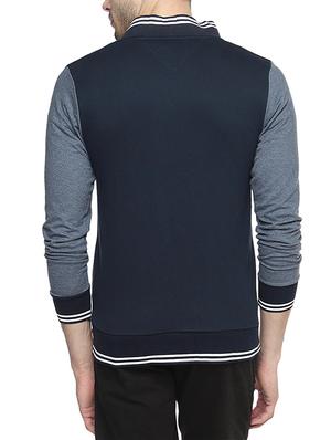 blue cotton sweatshirt - 14010491 - Standard Image - 3