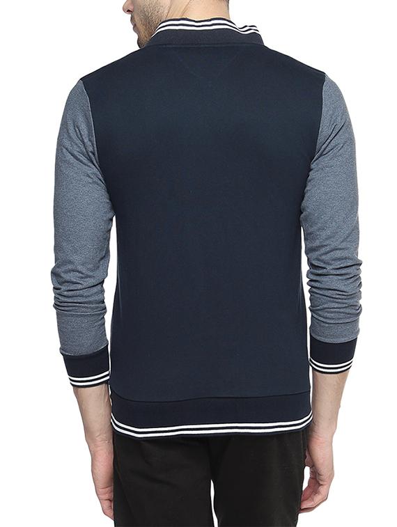 blue cotton sweatshirt - 14010491 - Zoom Image - 3