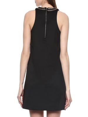 black cotton aline dress - 14043813 - Standard Image - 3