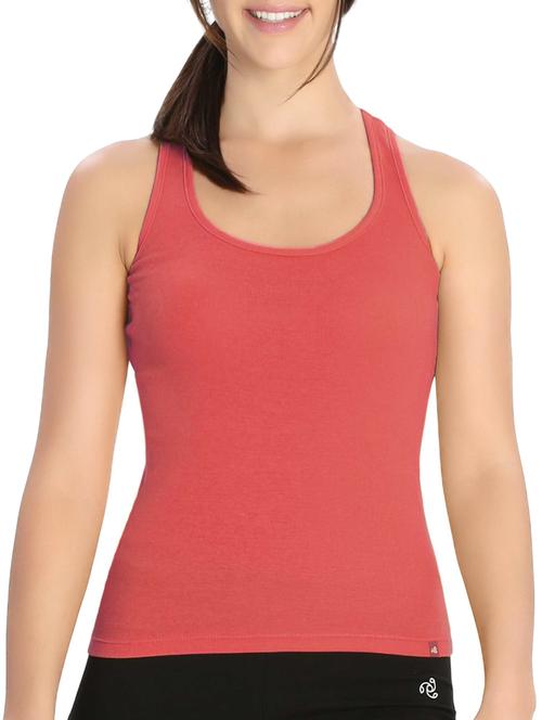 pink cotton tank tee - 14063901 - Standard Image - 1