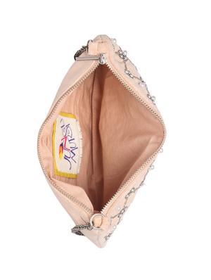 jungli murgi pink velvet regular sling bag - 14064687 - Standard Image - 3