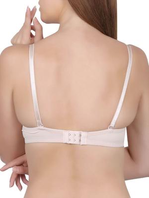 solid beige push up bra - 14065108 - Standard Image - 3