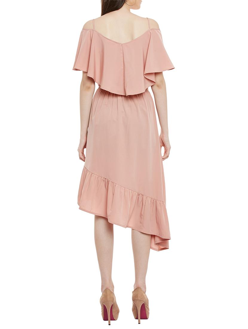 pink asymmetric dress - 14067153 - Zoom Image - 3